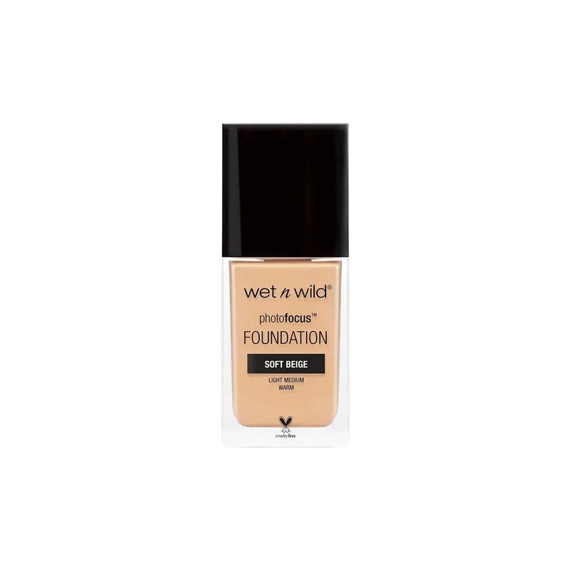 Wet N Wild Photo Focus Foundation, Soft Beige, 1 Ounce