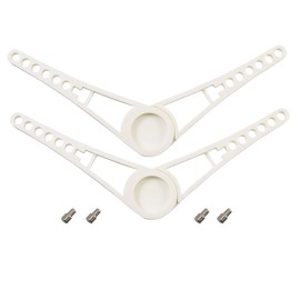 TEKTEK Color Box Secures the Rod to a Hanger Rack (One Size Fits Most, Includes 4 Shelf Dowels) #19031