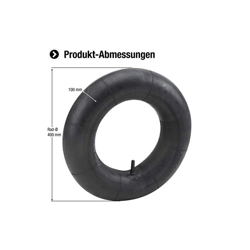 Meister 0810200 Wheelbarrow Inner Tube 400 mm Black