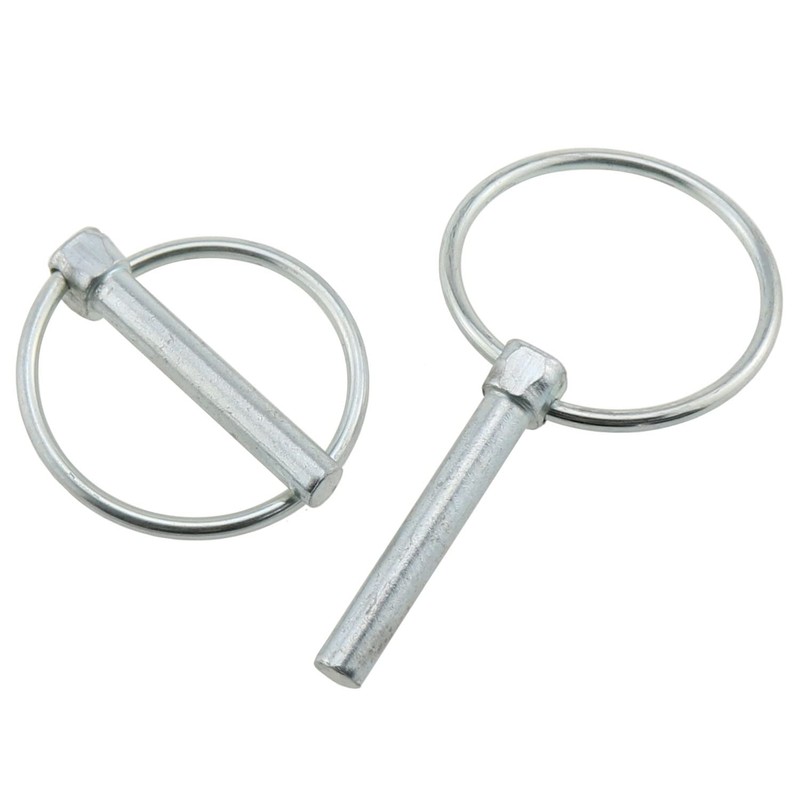 ZZHXSM 4PCS M8x50 M8 Carbon Steel Tractor Trucks Pin Ring