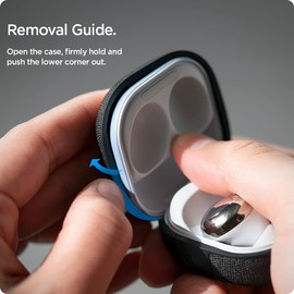 Spigen Urban Fit Designed for Galaxy Buds Core (2025) / FE (2023) / Buds2 Pro (2022) / Buds 2 (2021) / Buds Pro (2021) / Buds Live (2020) Shockproof Protective Cover - Black