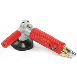 4 Inch Air Wet Stone Polisher, Variable Speed Wet Polisher Sander Pneumatic Wet Polisher Grinder Polishing Tool for Granite Marble Concrete Tile 4300RPM