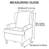 Highdi 2-Piece Wing Chair Cover, Armchair Throws, Wing Chair Protective