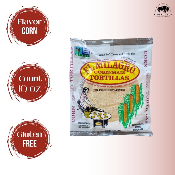 KING BUY BOX Bundled with recipe Classic Corn Maiz Natural