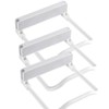 3PCS Washbasin Hanger Plastic Punch Free Bathroom Basin Storage Rack