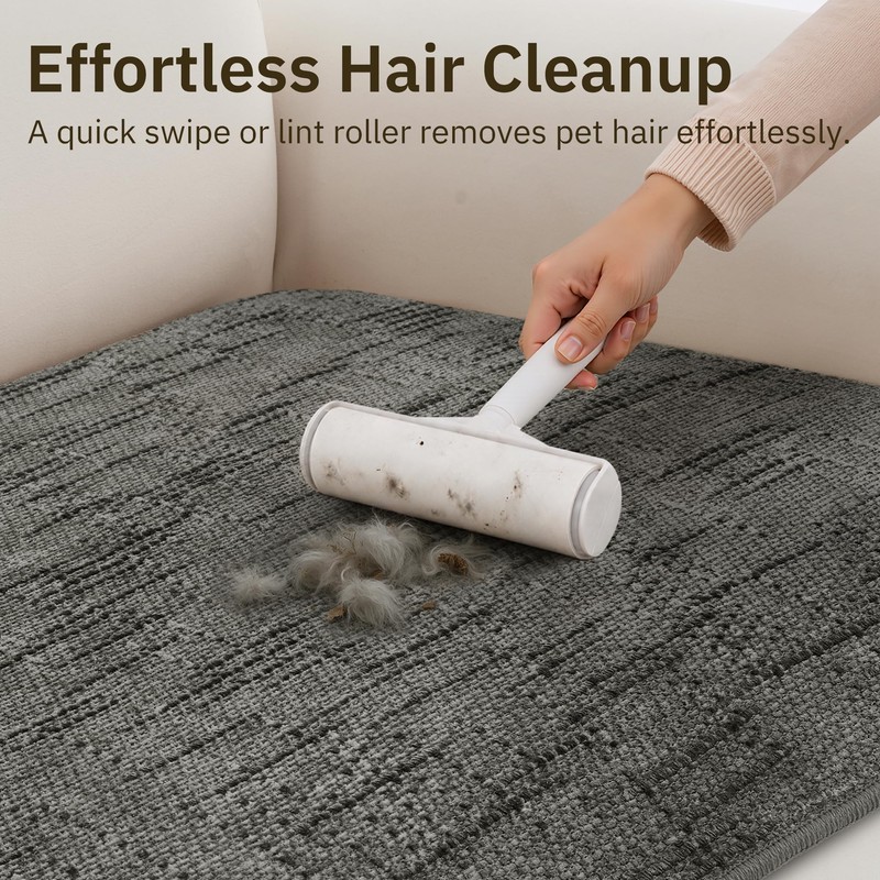 Boucle Weave Couch Cover for Dog Sofa Protector Grey 27.6x59