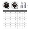 2Pcs 1/4-Inch Drive 14mm Shallow Socket Set, 6-Point Cr-V Chrome