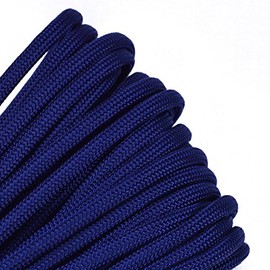 Acid Midnight BlueÂ Mil-Spec Commercial Grade 550lb Type III Nylon Paracord - 100 Feet