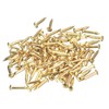 sourcing map 250 Pcs Small Tiny Nails 1.2mmx8mm(DXL) Tiny Brass