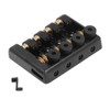 4 String Headless Electric Bass Bridge Zinc Alloy Brass Bridge