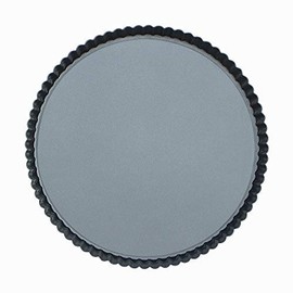 Webake 11 inch Tart Pan Heavy Duty Quiche Pan Removable Bottom Nonstick Round Pie Pan