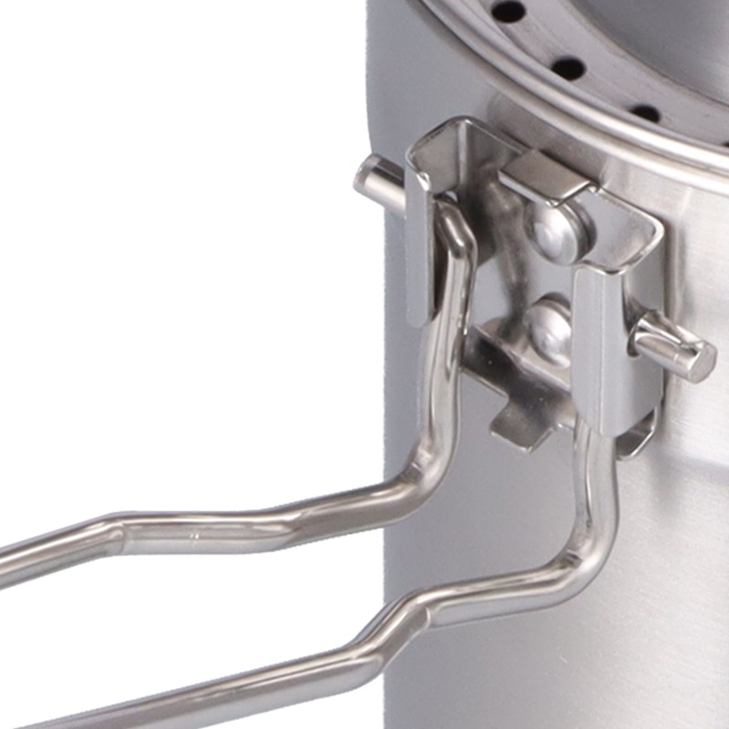 Outdoor Coffee Maker Cup 1L Camping Cooking Pot with Foldable