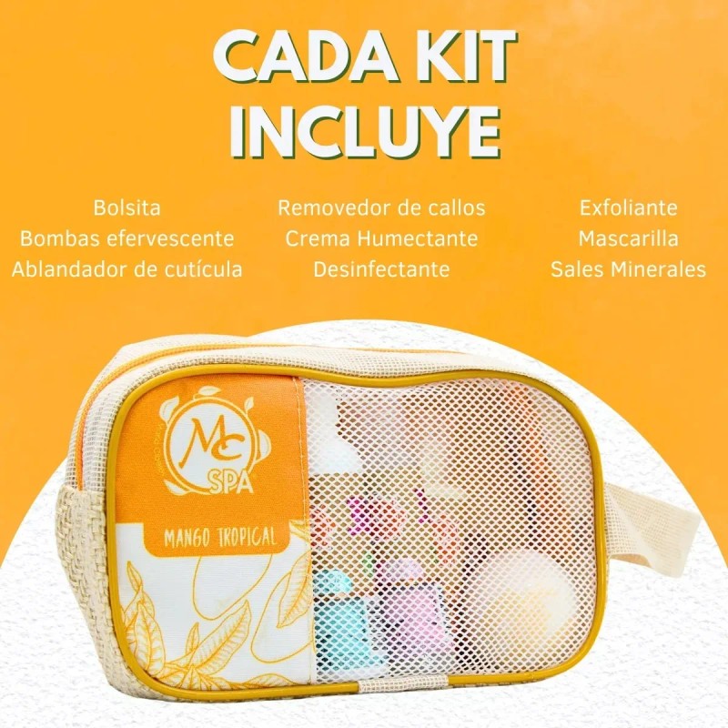 Kit Spa Manicure Y Pedicure, 10 Pzs, Elige Aroma. Mc