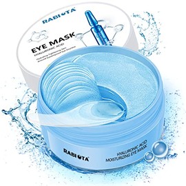 30 pares de parches para debajo de los ojos, ácido hialurónico, antienvejecimiento debajo de la máscara de ojos, colágeno de rabiota, almohadillas de 