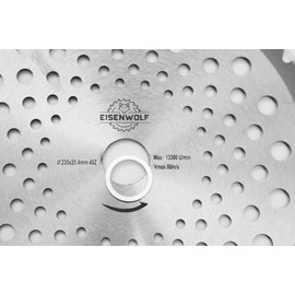 230 x 25.4 mm cutting blade for circular saws, brush cutters or brush cutters with 40 sharp-edged TCT teeth