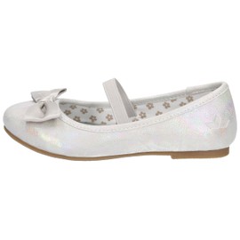 Lico Malia Girls' Ballet Flats, silver, 30 EU