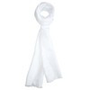 Royal Silk Dashing White Silk Aviator Scarf Pure 100% Silk