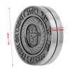Metal ADHD Haptic Coin Adult Engraved Pumpkin Pattern Anxiety Stress