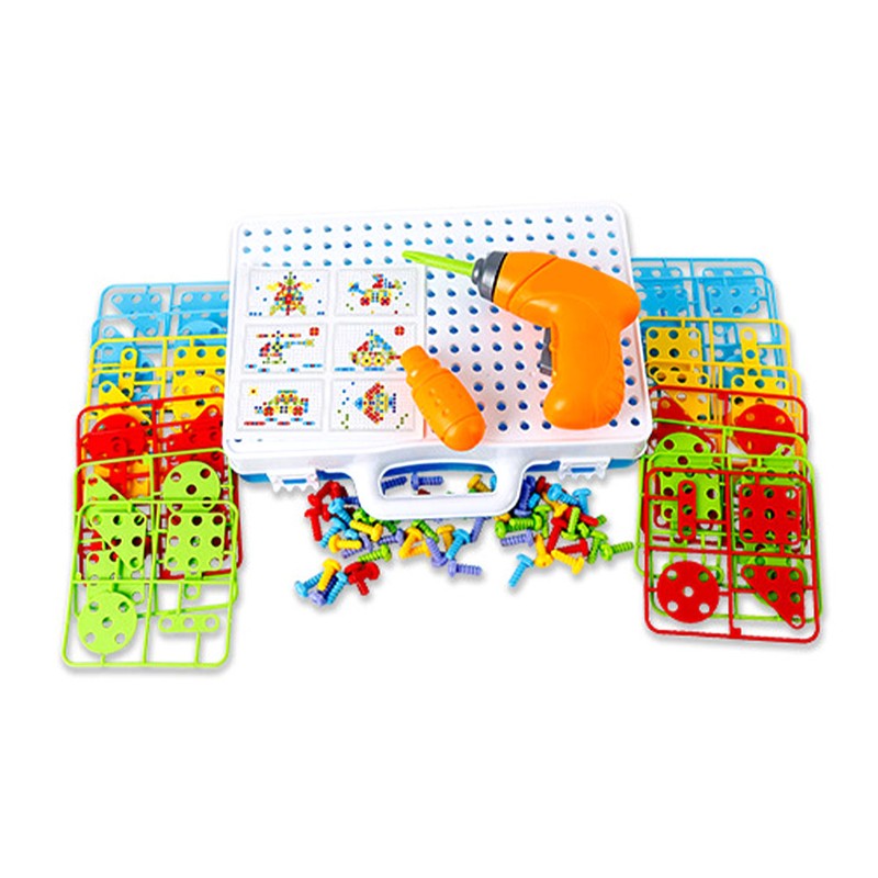 Electric Drill Nut Disassembly Puzzle Toy Children DIY Disassembly Three