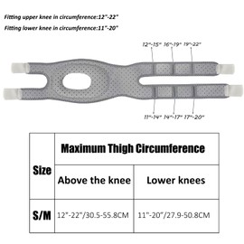 Vilntrosia 2 Pack Adjustable Knee Support Sleeves, Perfect for Sports Use in Football, Running, and More, Fits Upper Knee, Ideal Sports Knee Brace for Adults