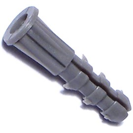 Hard-to-Find Fastener 014973304577 Ribbed Plastic Anchors, 6-8 x 7/8, Piece-100