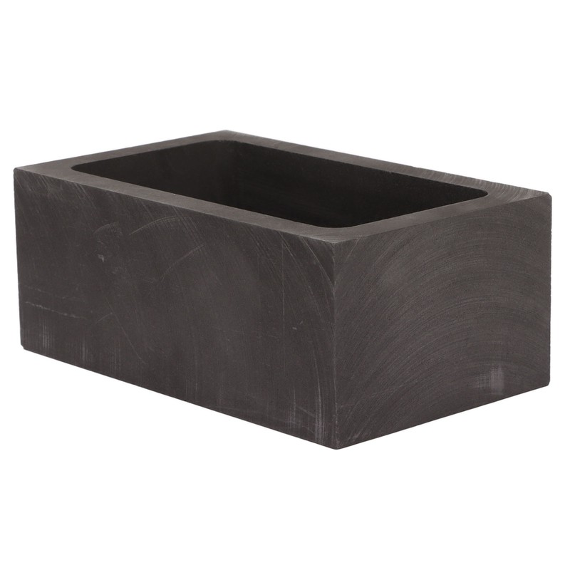 Graphite Ingot Mold 101ml Rectangular High Thermal Stability Graphite Crucible