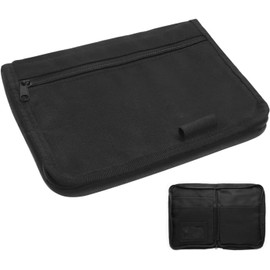 Organizador para Auto, Porta Documentos para Automóvil, 6 Bolsillos, Tela Oxford 600D, Porta Pasaporte para Carro, Multifuncional, Compatible con la Mayoría de Vehículos (Negro)