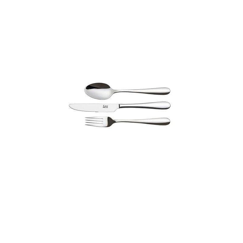 Casa Mesa 3 Piece Lunch Set - Dinnerware, Tableware, Silverware