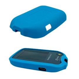 Protective Case and Screen Protector Set for the Freestyle Libre 3 Blood Glucose Monitor, Non-Slip Material, 100% Perfect Fit, Blue Includes 2x Screen Protectors
