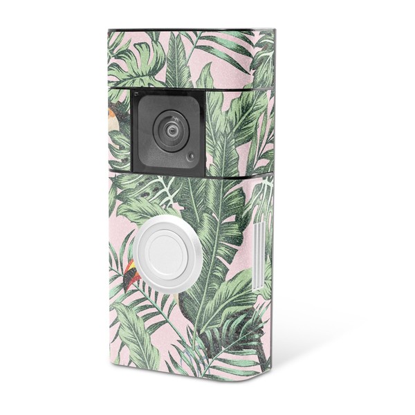 MightySkins Glossy Glitter Skin Compatible with Ring Video Doorbell Plus