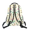 senya Dinosaur Pattern Backpack School Bag Travel Daypack Rucksack for
