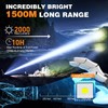 Rechargeable Tactical Flashlights High Lumens - 1500 Meters Long Beam