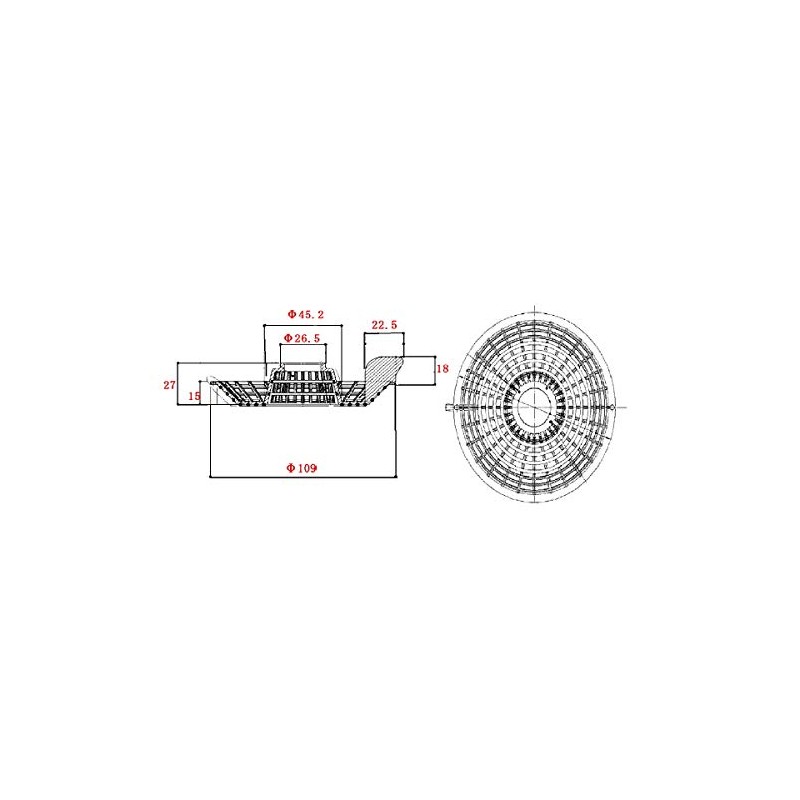 TOTO Parts EKA24048 Easy Poi Hair Catcher Around Drain Components