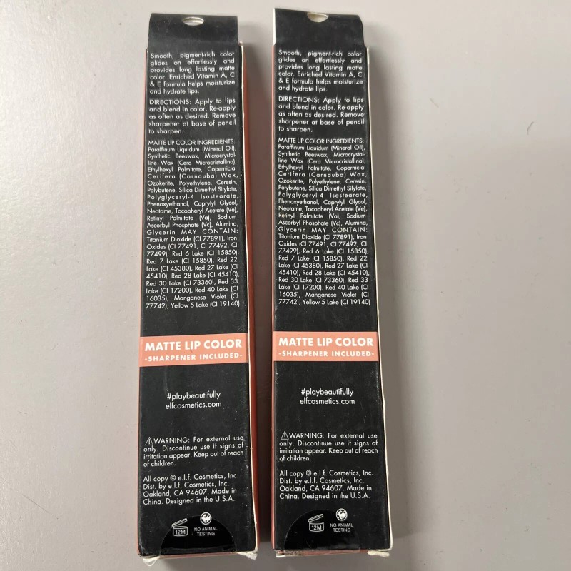 ELF e.l.f. Cosmetics Matte Lip Color, Long Lasting Matte Finish,