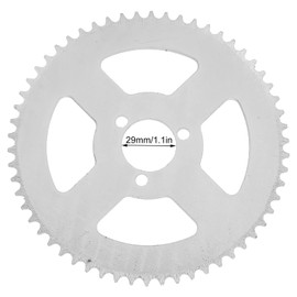 Alomejor T8F 58T White Steel Sprocket 3 Hole Crankset 29 mm for 47/49cc Mini Motorcycle ATV Kart