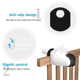 HOLACA Baby Monitor Clip Holder for FAKEME/VAVA Baby Monitor with Camera 5 Inch 720P IPS HD Display Video Baby Monitor