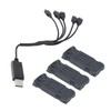 1200mah Lithium Battery Black Strong Protection 3.7V High Conversion for