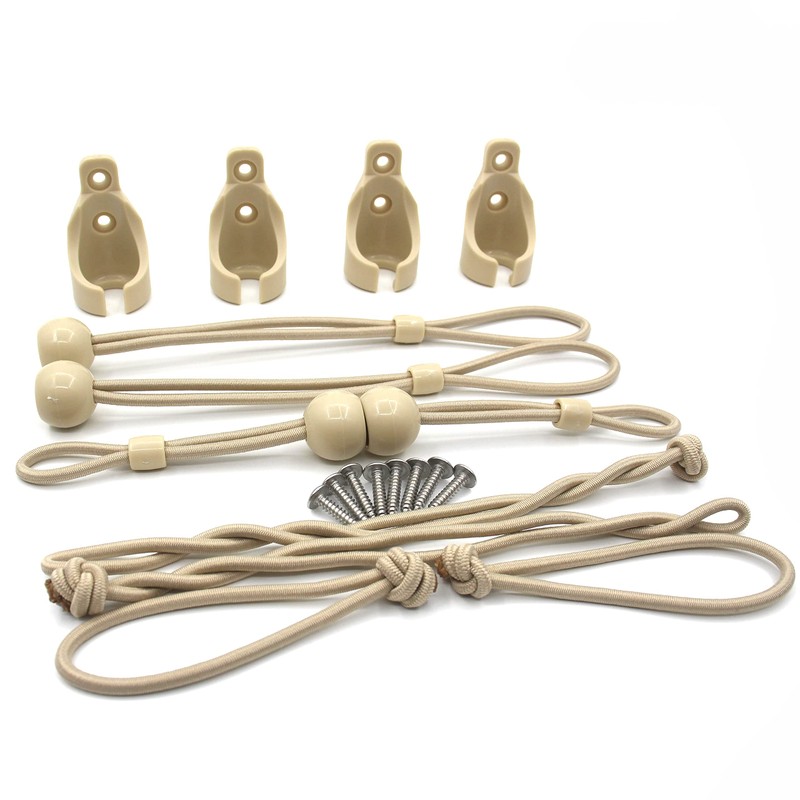 Roller Shade Tie Downs Curtains Tie Back with Holder Receivers