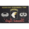 Black Army 101St Airborne Division Screamin Eagles Flag 3 X