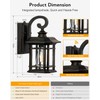 VIANIS Oil Rubbed Bronze Outdoor Light Fixture, Dusk to Dawn