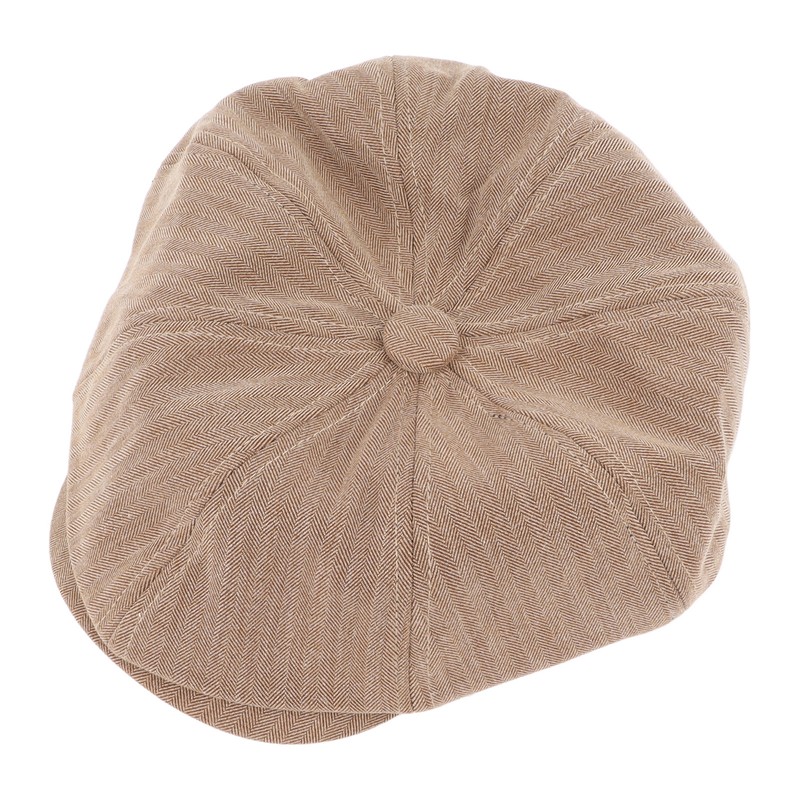 Men Newsboy Hat Vintage Style Soft Cotton Casual Octagonal Hats