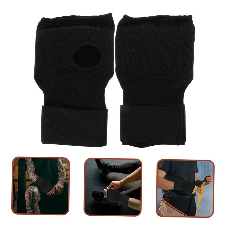 KOMBIUDA Elasticated Hand Wraps Boxing Inner Gloves for Hand Support
