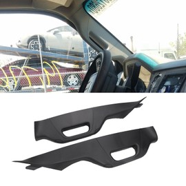 FEXON A Pillar Grab Handle Interior Trim Compatible with 2011-2016 Ford F250 F350 F450 F550 Super Duty Replace# BC3Z-2503599-AB BC3Z-2503598-AB (Left Right Driver Passenger Side, Black)
