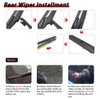 Replacement for Toyota 4Runner 2010-2023, Rear Windshield Wiper Arm Blade