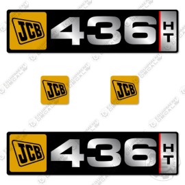 Aftermarket Fits JCB 436 Decal Kit Wheel Loader replacement Stickers Heavy Equipment Decals