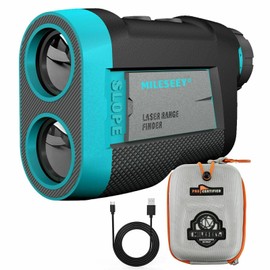 Mileseey Golf Rangefinder With Slope Magnet Flag Locking Vibration Rechargeable