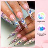 Makartt Crystal AB Nail Rhinestones with Gel Nail Glue for