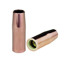 SÜA - MIG Nozzle - Compatible with Lincoln/Magnum 100L & Tweco Mini #1 Guns - Size: 1/2'' (Flush Tip) - Model: 21-50-F - (2 PACK)