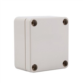 Waterproof Dustproof Junction Box, 2.56"x 2.36"x1.38" IP66 ABS Plastic Junction Box Universal Electrical Boxes Project Enclosure(65 * 60 * 35mm)
