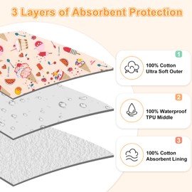 FLYISH DIRECT Baby Windelhosen, Baby Sleepy Windelhose für Kinder, 2 Stück Baby Töpfchen Trainingshose, L